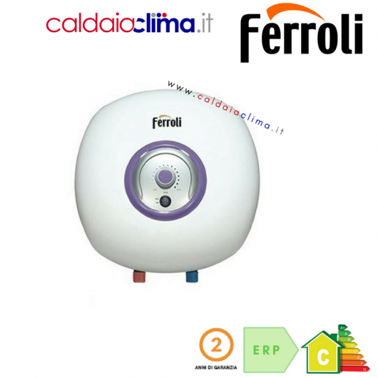 SCALDABAGNO ELETTRICO FERROLI BRAVO 10 LITRI SOTTOLAVELLO SCALDABAGNO ELETTRICO FERROLI BRAVO 10 LITRI SOTTOLAVELLO