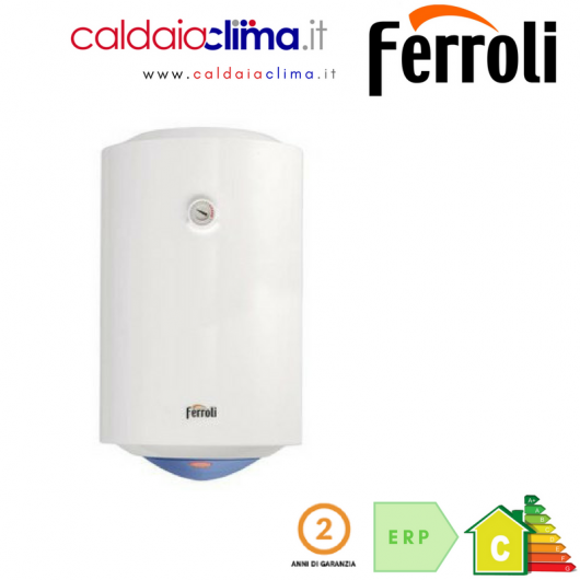 SCALDABAGNO ELETTRICO FERROLI CALYPSO VERT. 120 LITRI SCALDABAGNO ELETTRICO FERROLI CALYPSO VERT. 120 LITRI