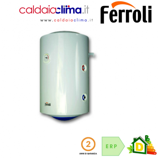 SCALDABAGNO TERMOELETTRICO FERROLI CALYPSO MT 80 LITRI SCALDABAGNO TERMOELETTRICO FERROLI CALYPSO MT 80 LITRI