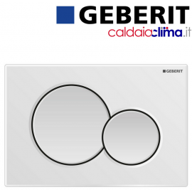 GEBERIT PLACCA DI COMANDO WC SIGMA 01 2 PULSANTI