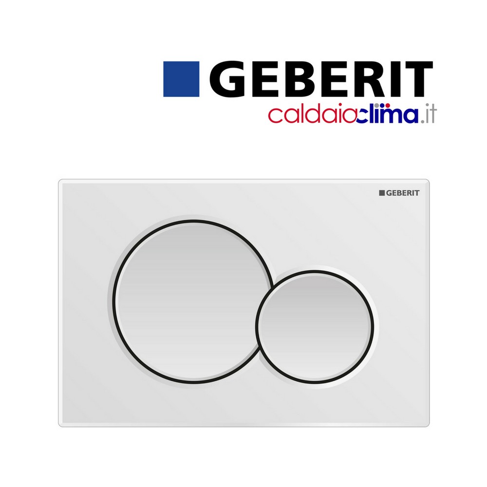 GEBERIT PLACCA DI COMANDO WC SIGMA 01 2 PULSANTI