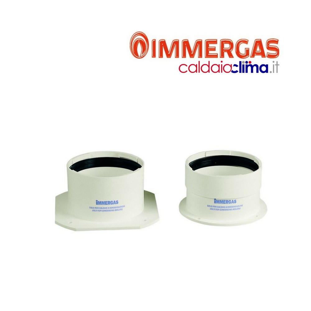 KIT SCARICO FUMI SDOPPIATO 80/80 CONDENSAZIONE IMMERGAS