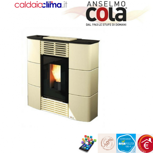 STUFA A PELLET COLA ANSELMO SPRINT MAIOLICA STUFA A PELLET COLA ANSELMO SPRINT MAIOLICA