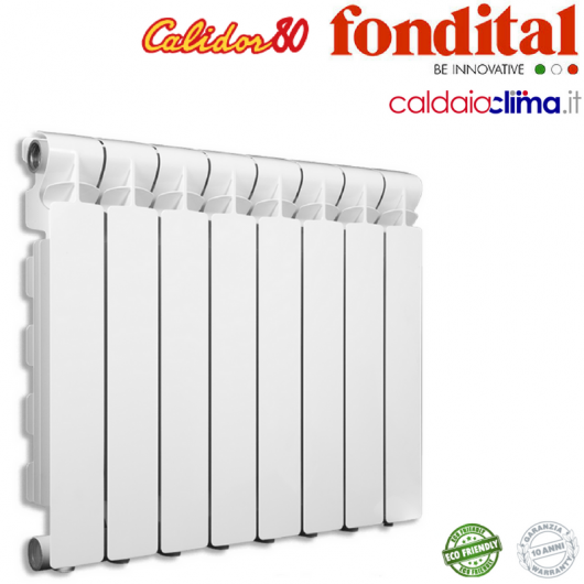 RADIATORE IN ALLUMINIO FONDITAL CALIDOR 80/600 BATTERIA 10 ELEMENTI RADIATORE IN ALLUMINIO FONDITAL CALIDOR 80/600 BATTERIA 10 ELEMENTI
