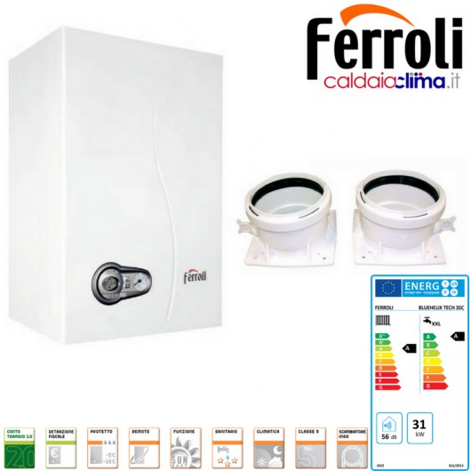 FERROLI CALDAIA A CONDENSAZIONE BLUEHELIX TECH 35C-35KW METANO FERROLI CALDAIA A CONDENSAZIONE BLUEHELIX TECH 35C-35KW METANO
