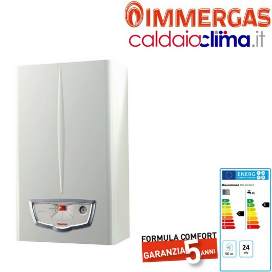 IMMERGAS CALDAIA MURALE CONVENZIONALE MINI NIKE 24 ErP METAO - 24 KW IMMERGAS CALDAIA MURALE CONVENZIONALE MINI NIKE 24 ErP METAO - 24 KW