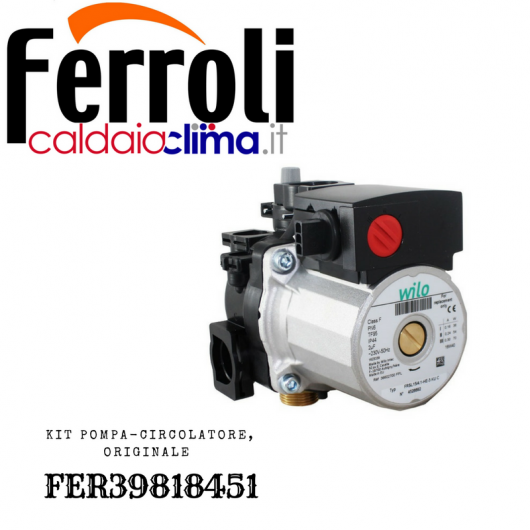 FERROLI KIT POMPA-CIRCOLATORE ORIGINALE FER39818451 FERROLI KIT POMPA-CIRCOLATORE ORIGINALE FER39818451