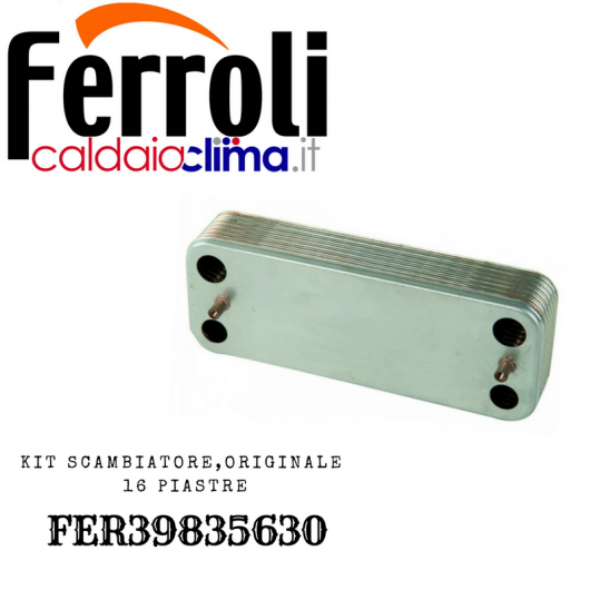 FERROLI SCAMBIATORE 16 PIASTRE ORIGINALE FER39835630 FERROLI SCAMBIATORE 16 PIASTRE ORIGINALE FER39835630