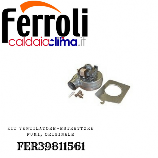 FERROLI KIT VENTILATORE-ESTRATTORE FUMI ORIGINALE FER39811561 FERROLI KIT VENTILATORE-ESTRATTORE FUMI ORIGINALE FER39811561