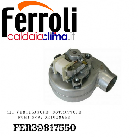 FERROLI KIT VENTILATORE-ESTRATTORE FUMI 32 W FER39817550 FERROLI KIT VENTILATORE-ESTRATTORE FUMI 32 W FER39817550