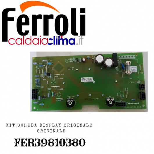 FERROLI KIT SCHEDA DISPLAY ORIGINALE FER39810380 FERROLI KIT SCHEDA DISPLAY ORIGINALE FER39810380