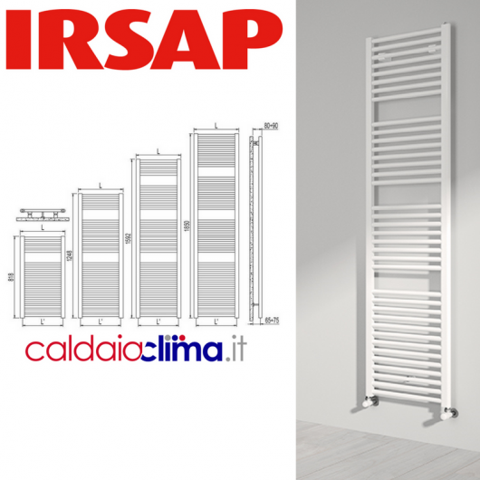 IRSAP RADIATORE DA BAGNO GEO MOD. 818 IRSAP RADIATORE DA BAGNO GEO MOD. 818