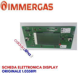 IMMERGAS SCHEDA ELETTRONICA DISPLAY ORIGINALE 1.035891