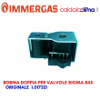 IMMERGAS BOBINA DOPPIA PER VALVOLE SIGMA 845 ORIGINALE 1.017321