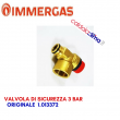 IMMERGAS VALVOLA DI SICUREZZA 3 BAR ORIGINALE 1.013372