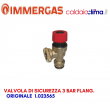 IMMERGAS VALVOLA DI SICUREZZA 3 BAR FLANG. ORIGINALE 1.023565