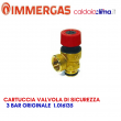 IMMERGAS VALVOLA DI SICUREZZA 3 BAR ORIGINALE 1.016136