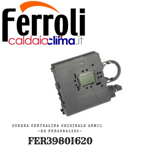 FERROLI SCHEDA CENTRALINA ORIGINALE ABM01-FER 3980I620 (EX FER39841332) FERROLI SCHEDA CENTRALINA ORIGINALE ABM01-FER 3980I620 (EX FER39841332)
