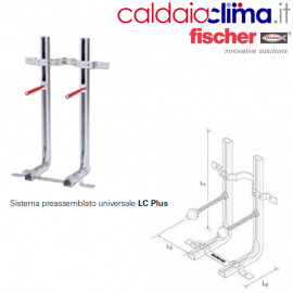 Staffa per sanitari sospesi Lc Plus Fisher - Art. 501026