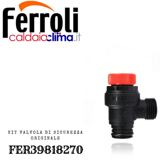 Ferroli valvola di sicurezza FER39818270 originale Ferroli valvola di sicurezza FER39818270 originale