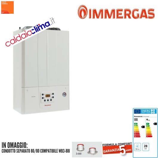 Caldaia a condensazione Immergas Victrix Tera 28 - 28 kw Metano Caldaia a condensazione Immergas Victrix Tera 28 - 28 kw Metano