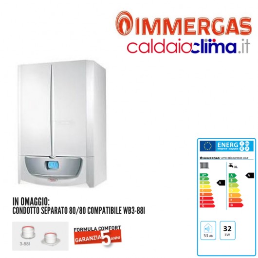 Caldaia condensazione Immergas Victrix Zeus Superior Erp 32 kw Caldaia condensazione Immergas Victrix Zeus Superior Erp 32 kw