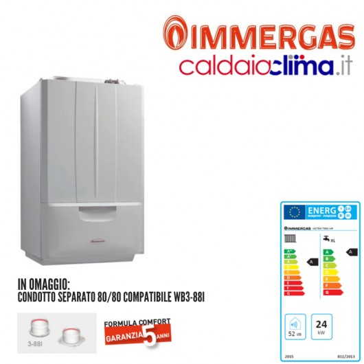 Caldaia a condensazione Immergas Victrix Tera Vip 25 kW Caldaia a condensazione Immergas Victrix Tera Vip 25 kW