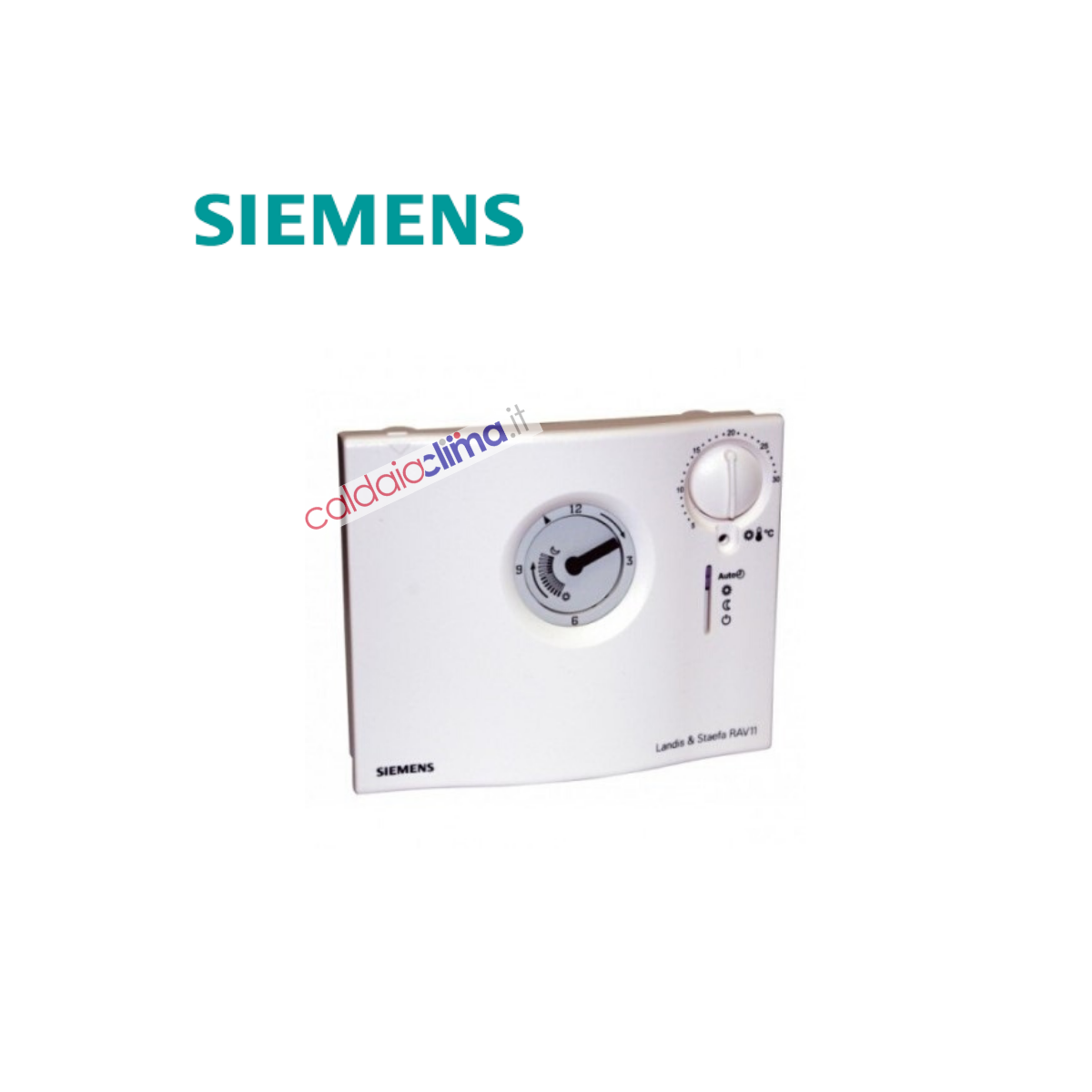 COMANDO REMOTO RAV 11.1 SIEMENS TERMOSTATO ANALOGICO GIORNALIERO PER CALDAIA