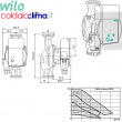 Circolatore Wilo mod. Atmos Pico 25/1-8