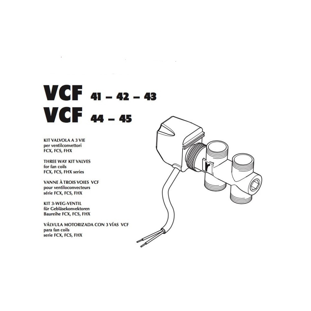 AERMEC Kit Valvola 3 vie VCF 41 per Ventilconvettori FXC FCS FHX