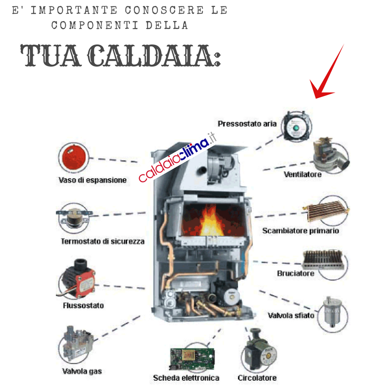 COMPONENTI CALDAIA