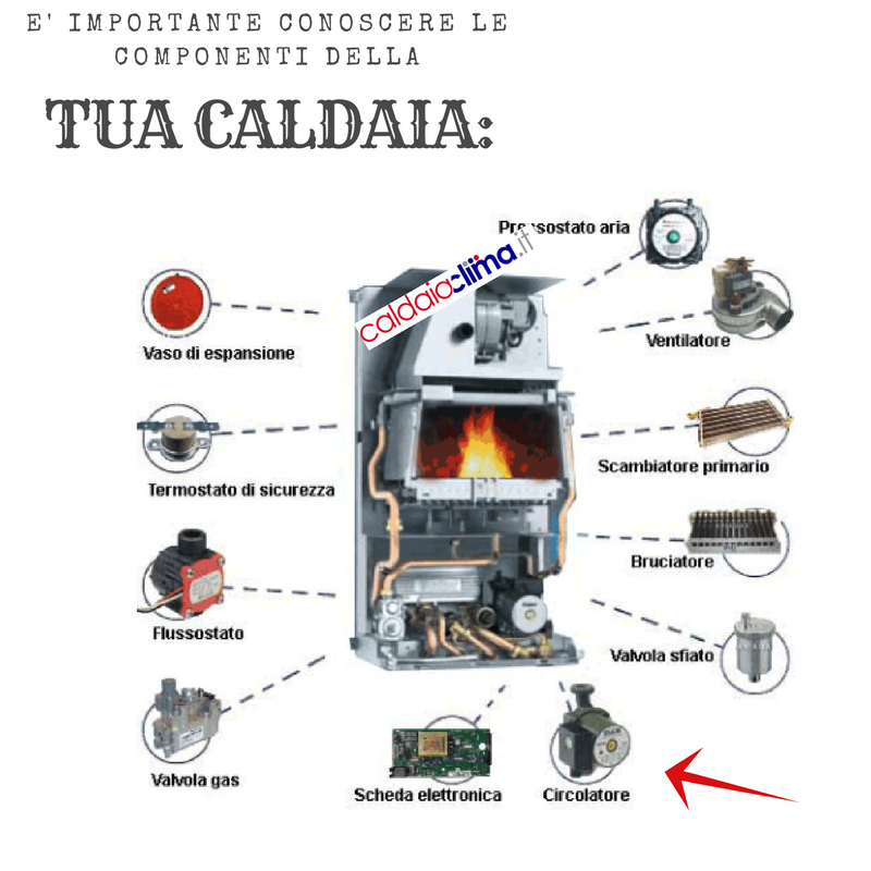 COMPONENTI CALDAIA