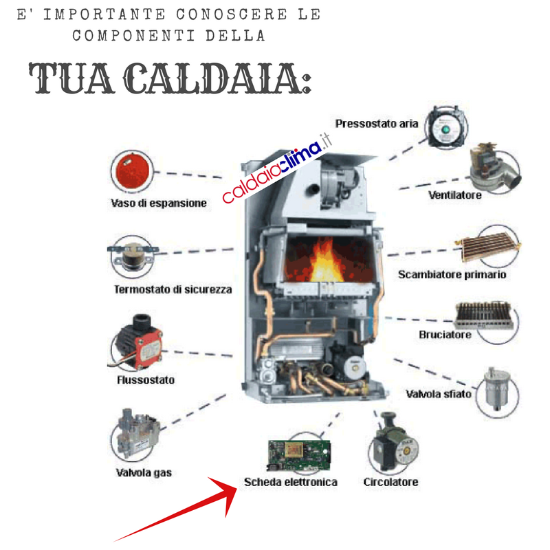 COMPONENTI CALDAIA